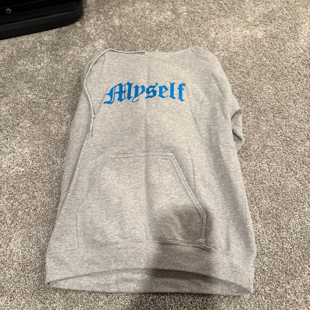 Anti Social Social Club Gray Hoodie with Subtle Text